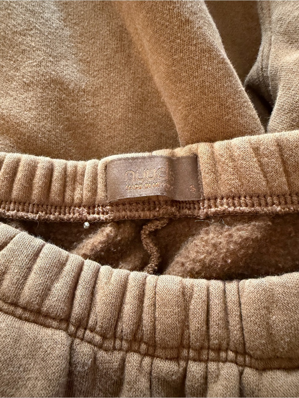 nuuds Brown Fleece Track Sweatshirt & Joggers Set - Picture 4 of 4